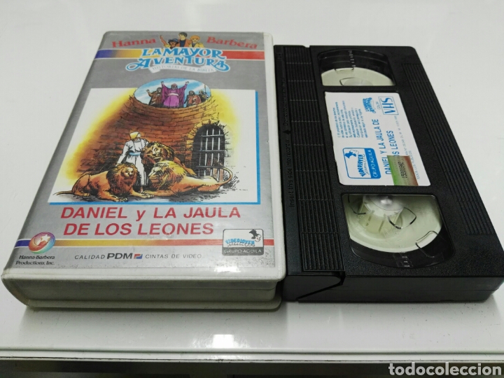 Cine: VHS- Daniel y la jaula de los leones- Hanna Barbera
