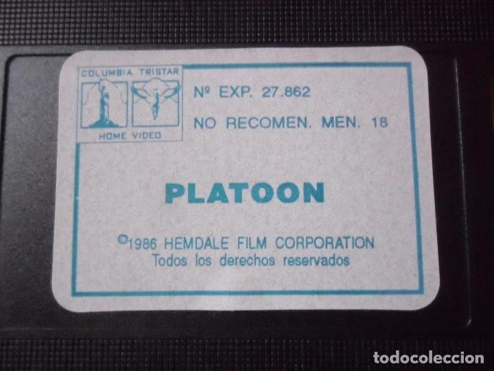 Cine: PLATOON VHS - Foto 4