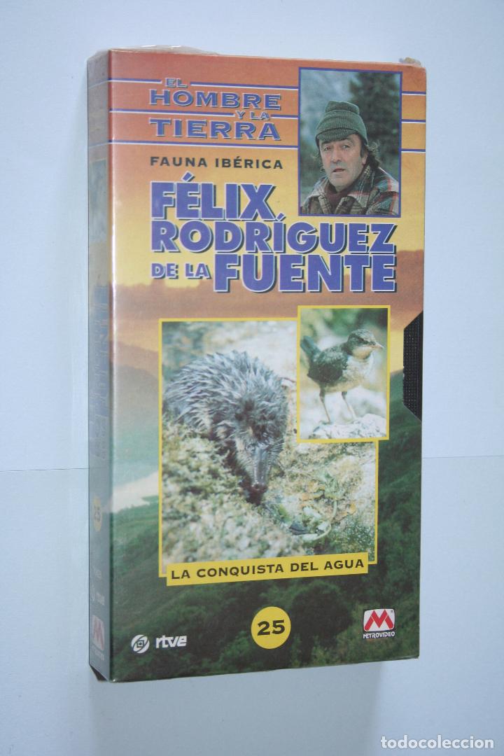 Cin&eacute;ma: La conquista de agua *** Colecci&oacute;n EL HOMBRE Y LA TIERRA n&ordm; 25 *** VHS FAUNA IBERICA *** PRECINTADO