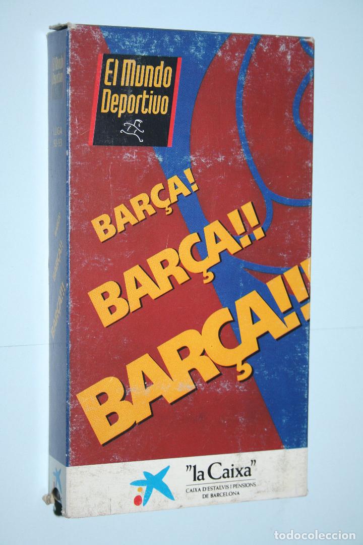 Cine: BAR&Ccedil;A! BAR&Ccedil;A!! *** VHS FUTBOL CLUB BARCELONA (1993) *** DEPORTE *** Car&aacute;tula de cart&oacute;n a color