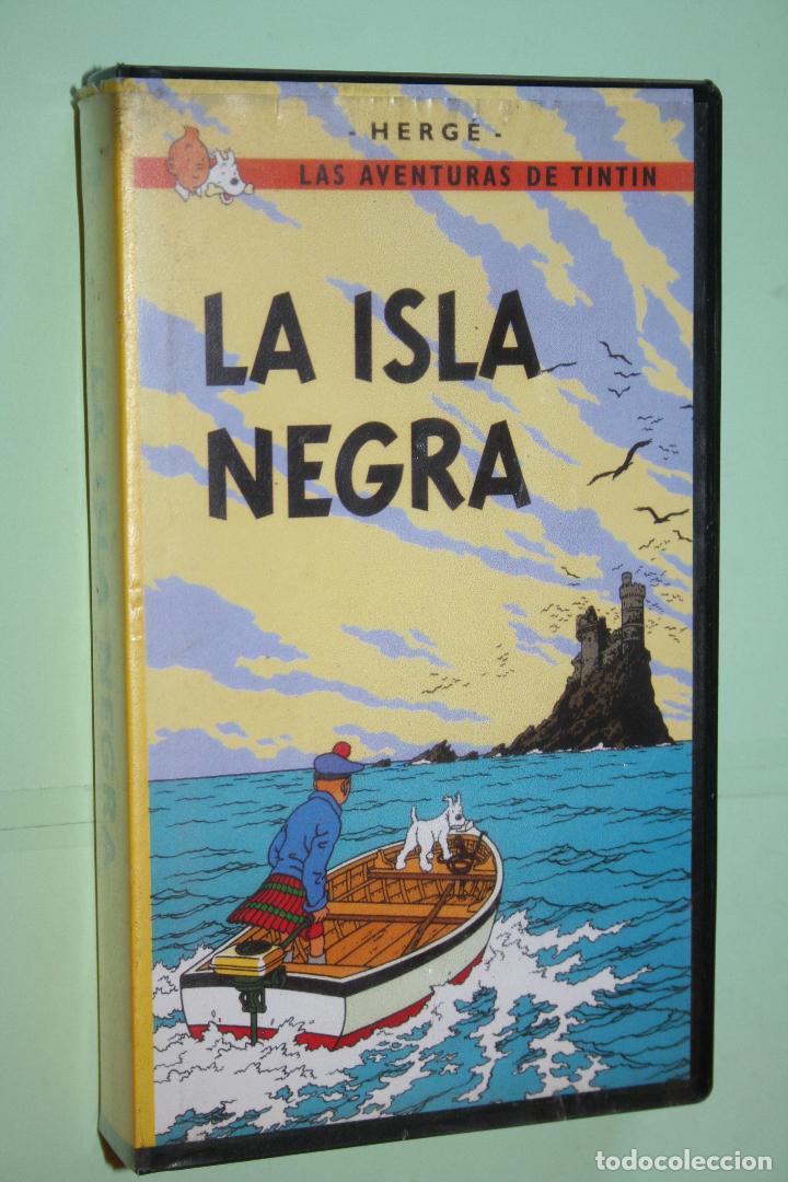 Cinema: TINTIN: LA ISLA NEGRA *** VHS CINE INFANTIL *** VMH (1992)