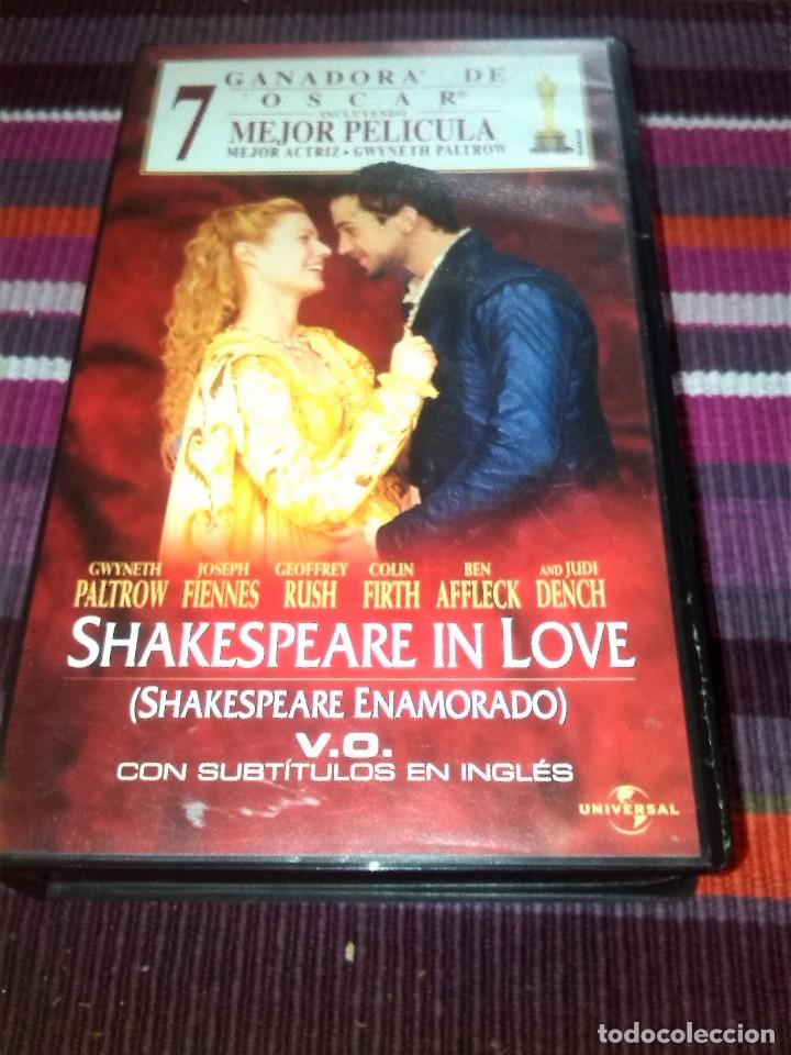 Cine: SHAKESPEARE IN LOVE VHS ORIGINAL RAREZA VO CON SUBT&Iacute;TULOS EN INGL&Eacute;S