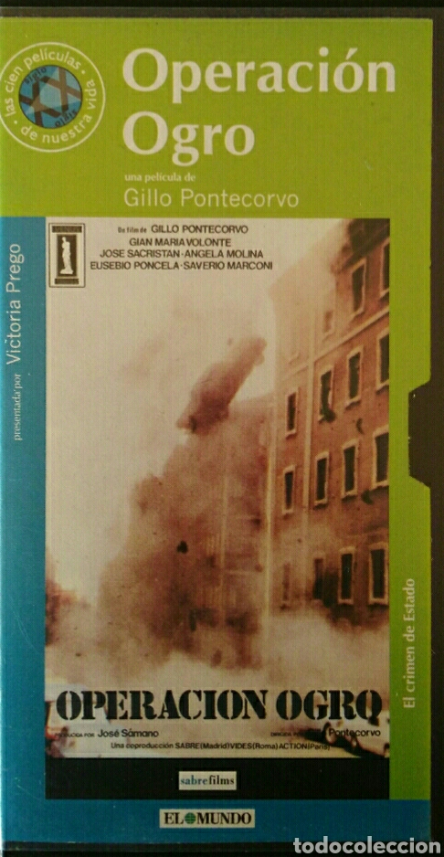 Cinema: Operaci&oacute;n Ogro. Gillo Pontecorvo. VHS.