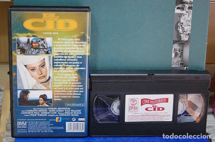 Cine: El Cid. VHS - Foto 2