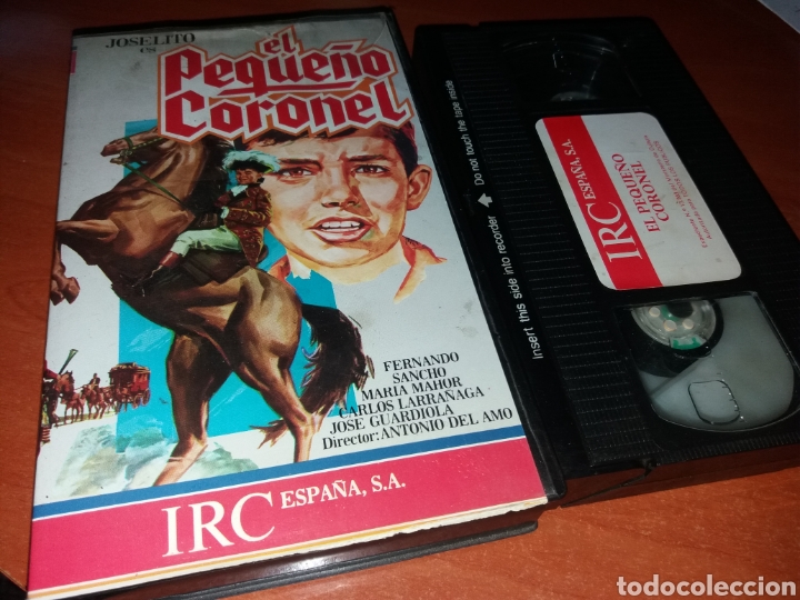 Cine: El peque&ntilde;o coronel- vhs- joselito