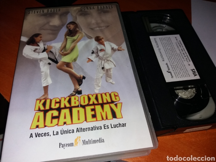 Cine: Kickboxing academy- vhs- steven bauer- descatalogada- artes marciales