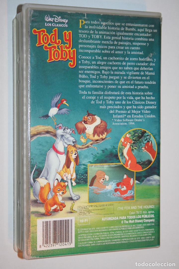 tod y toby *** vhs cine infantil dibujos animad - Buy VHS movies on  todocoleccion