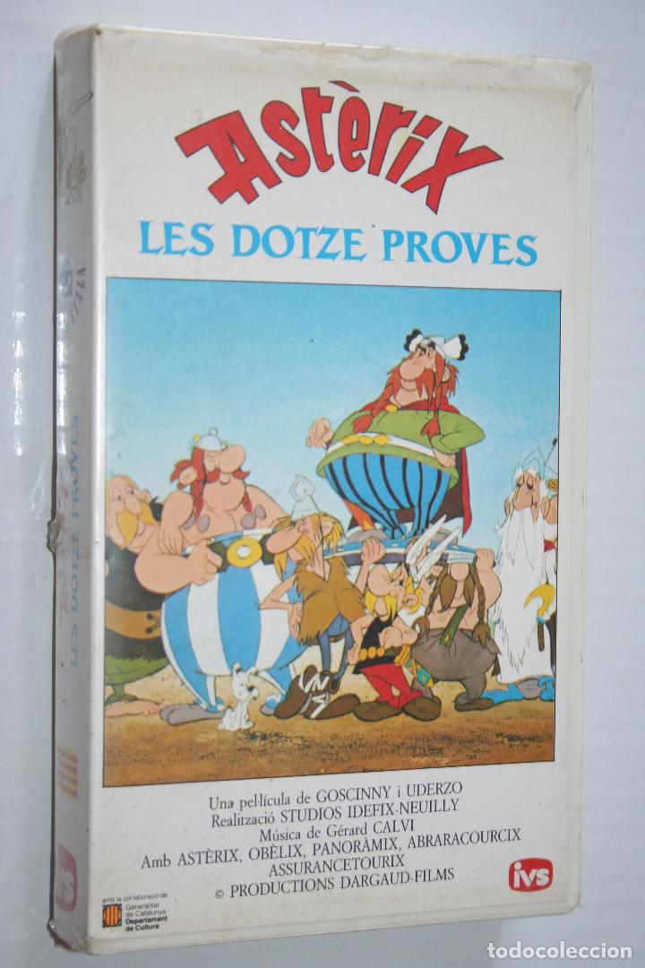 Cinema: AST&Egrave;RIX: LES DOTZE PROVES (IVS) *** VHS CINE INFANTIL DIBUJOS ANIMADOS *** EN CATAL&Aacute;N