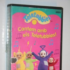 Cine: CANTEM AMB ELS TELETUBBIES *** VHS CINE INFANTIL DIBUJOS ANIMADOS *** EN CATALÁN