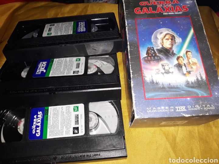 Cine: VHS- Trilogia la guerra de las galaxias- Star Wars