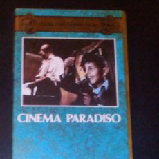 Cine: VENDO PELICULA VHS, CINEMA PARADISO, (COMEDIA - DRAMATICA).. Lote 122834183