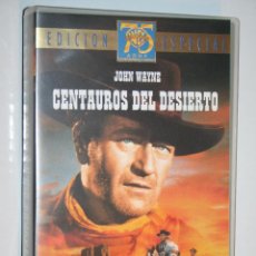 Cine: CENTAUROS DEL DESIERTO (JOHN WAYNE) *** VHS EDICION ESPECIAL 75 ANIVERSARIO WARNER BROS