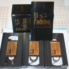 Cine: EL PADRINO *** BOX COLECCIONISTA TRILOGÍA *** 3 FILMS VHS *** PARAMOUNT. Lote 123515335