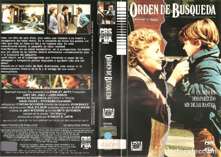 Orden De Busqueda Without A Trace Kate Nell Sold Through