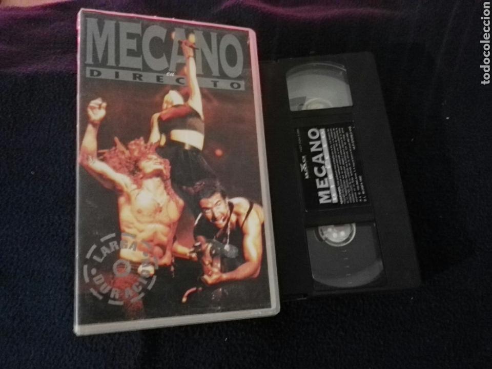 Cine: VHS- Mecano en directo- Larga duracion