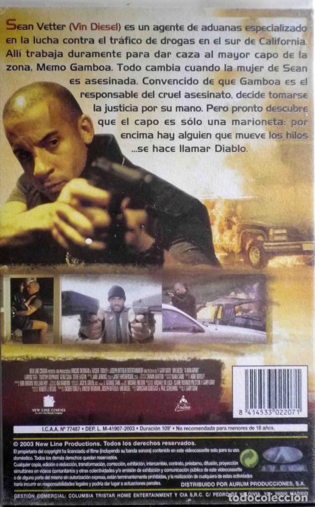 Todovhs Diablo A Man Apart Vin Diesel Timot Comprar Peliculas De Cine Vhs En Todocoleccion