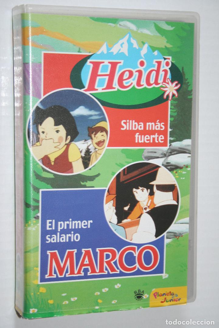 Cine: COLECCION HEIDI / MARCO n&ordm; 6 *** (2 episodios) *** VHS CINE INFANTIL ANIMADO *** RBA