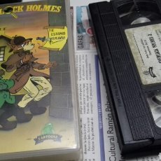 Cine: SHERLOCK HOLMES.VHS.CAJA DEL VOL.2 Y CINTA DEL 3.. Lote 126169926