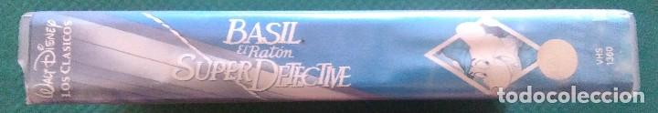Cine: BASIL EL RATON SUPERDECTETIVE - DISNEY - VHS - EDITADA 1992 - Foto 3