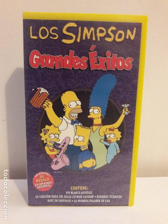Cine: GRANDES &Eacute;XITOS LOS SIMPSONS (VHS)