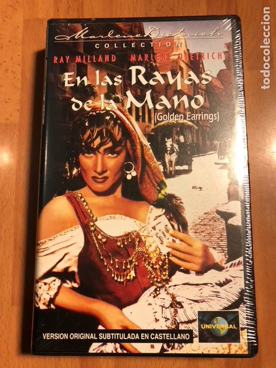 Cine: Pel&iacute;cula vhs Marlene Dietrich.en las rayas de la mano.nueva precintada