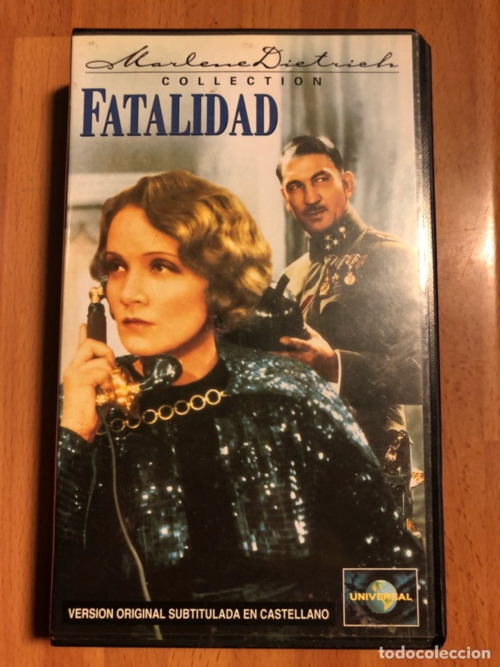 Cine: Pel&iacute;cula vhs Marlene Dietrich fatalidad