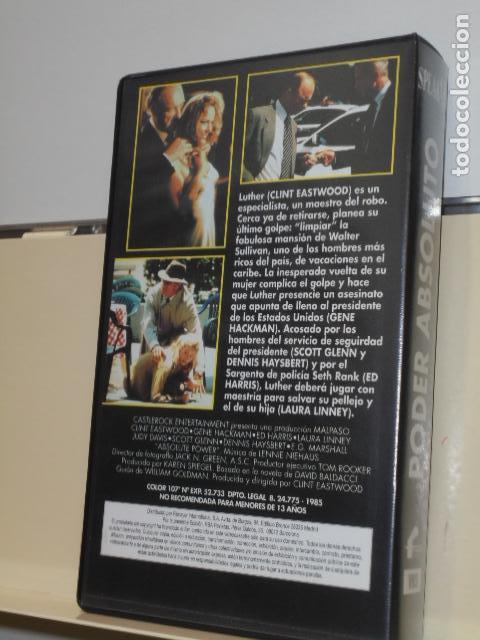 Absolute Power Speak Up Pelicula En Video Con Subtítulos En Ingles Y Folleto Guia Dialogos Vhs