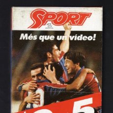 Cine: CINTA VHS: DEL 0-5 AL 5-0 · BARCELONA VS REAL MADRID · DIARIO SPORT