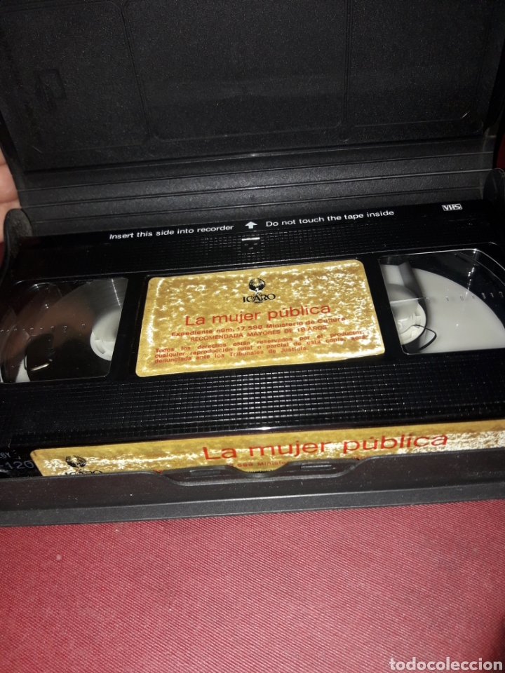 Cine: La mujer p&uacute;blica vhs - Foto 3