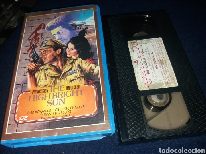 Cine: The high bright sun- persecucion implacable- vhs- dirk bogarde - Foto 1