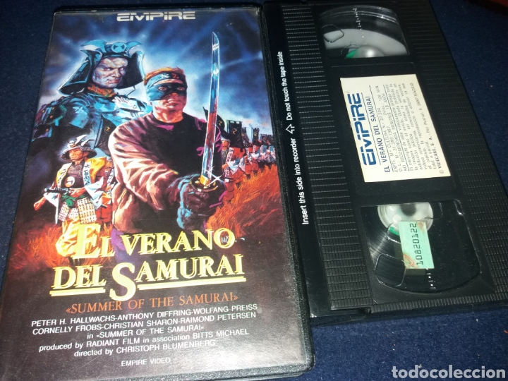 Cine: El verano del samurai- vhs- dir: christoph blumenberg- 1 edicion