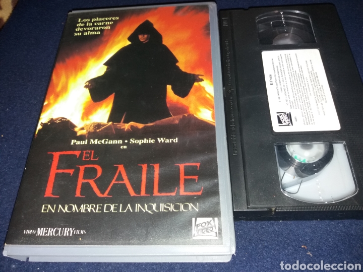 Cine: El fraile- vhs- dir: paco lara- brujeria - TERROR