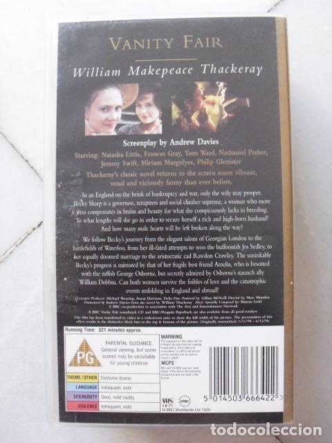 Cine: VANITY FAIR. VHS. - Foto 3