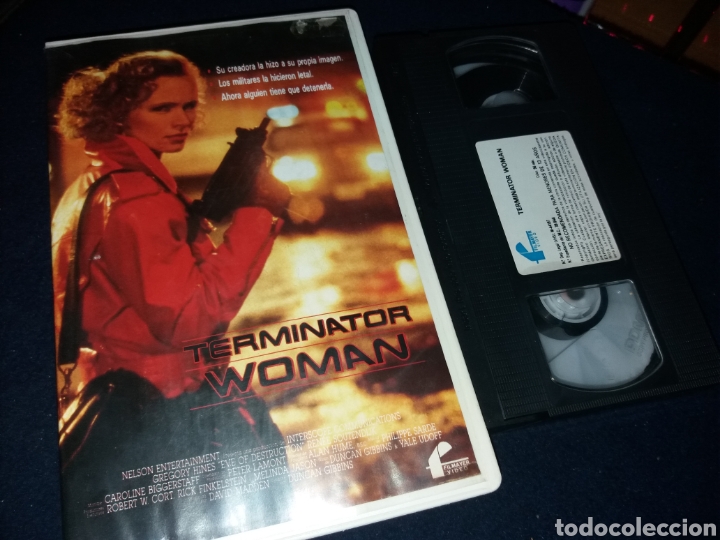 Cine: Terminator woman- vhs- dir: duncan gibbins- scifi- robots