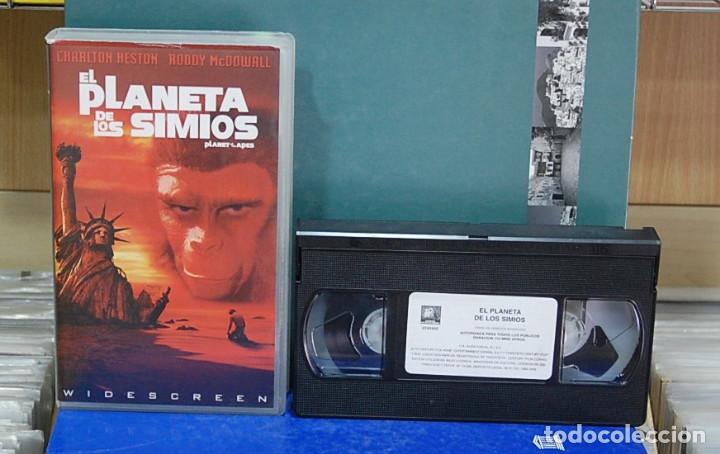 Cine: El planeta de los simios. VHS - Foto 1