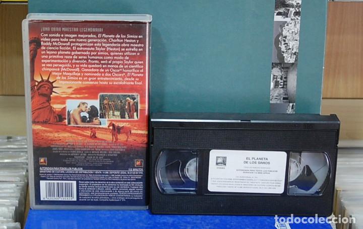 Cine: El planeta de los simios. VHS - Foto 2
