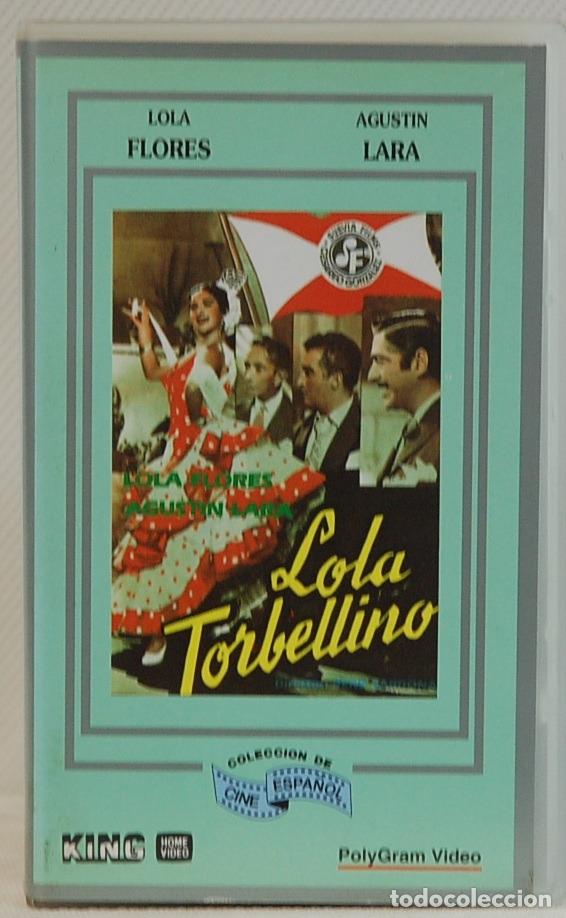 Cine: VIDEO VHS.-LOLA TORBELLINO.-LOLA FLORES Y AGUSTIN LARA.DIRECTOR.