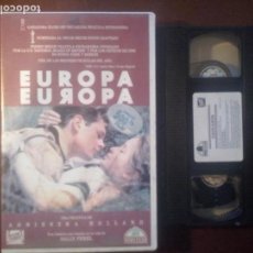 Cine: EUROPA EUROPA, VHS. AGNIESZKA HOLLAND /// GUERRA NAZIS HITLER NIÑO PIJAMA RAYAS ANA FRANK HOLOCAUSTO. Lote 134538514