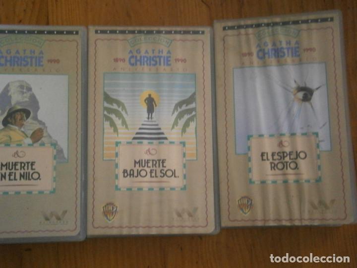 Cine: &iexcl;&iexcl;AGATHA CHRISTIE&iexcl;&iexcl;3 PELICULAS VHS&iexcl;&iexcl;