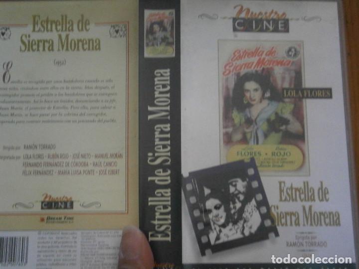 Cine: &iexcl;&iexcl;ESTRELLA DE SIERRA MORENA VHS&iexcl;&iexcl;&iexcl;DISPONEMOS CON MAS DE 60.000 PELICULAS VHS BETA 2000&iexcl;&iexcl;