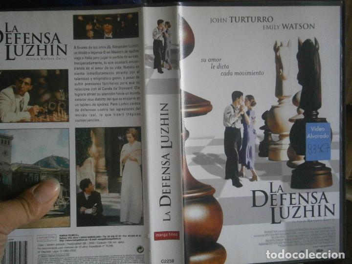 Cinema: LA DEFENSA LUZHIN-DISPONEMOS DE MAS DE 60.000 PELICULAS VHS BETA Y 2000&iexcl;