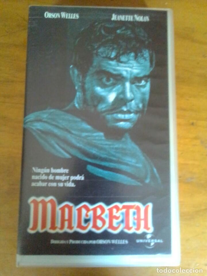 Cine: MACBETH - ORSON WELLES - VHS - Foto 1