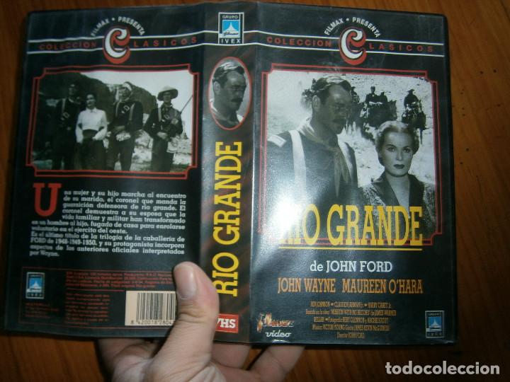 Kino: &iexcl;&iexcl;RIO GRANDE&iexcl;&iexcl;MUY CUIDADA&iexcl;&iexcl;&iexcl;disponemos de mas de &iexcl;60.000 peliculas&iexcl;vhs beta 2000&iexcl;