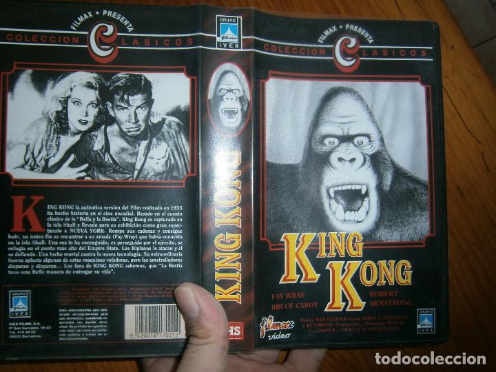 Cine: &iexcl;&iexcl;KING KONG&iexcl;&iexcl;BUEN ESTADO&iexcl;&iexcl;VHS&iexcl;&iexcl;&iexcl;disponemos de mas de &iexcl;60.000 peliculas&iexcl;vhs beta 2000&iexcl;