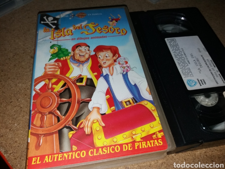 Cine: Vhs- la isla del tesoro- animada - Foto 1