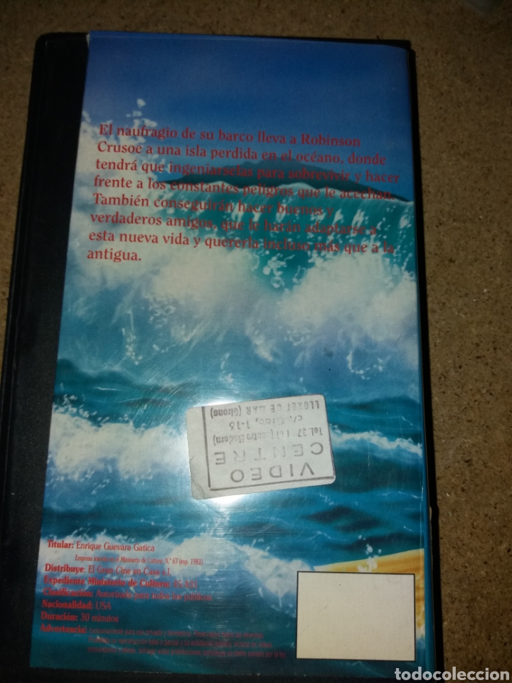 Cine: Vhs- robinson crusoe - Foto 2