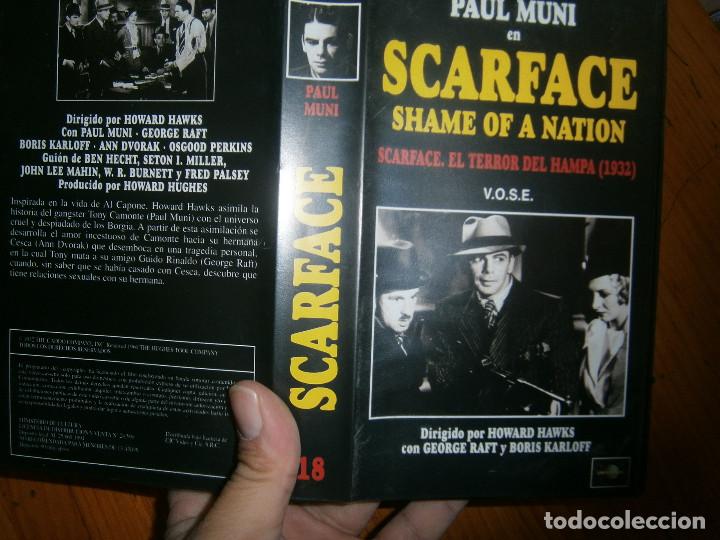 Kino: &iexcl;SCARFACE&iexcl;&iexcl;&iexcl;DISPONEMOS DE MAS DE 60.000 PELICULAS VHS BETA 2000&iexcl;