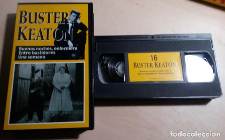 Cine: BUSTER KEATON.BUENAS NOCHES ENFERMERA.ENTRE BASTIDORES.UNA SEMANA.N&ordm;16.RBA.FILMAX.(1990)