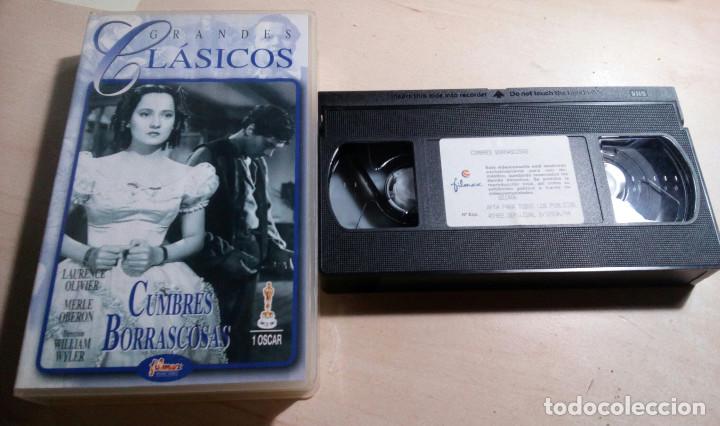 Cine: LAURENCE OLIVIER.MERLE OBERON.WYLLIAM WYLER.CUMBRES BORRASCOSAS.GRANDES CLASICOS.1994.