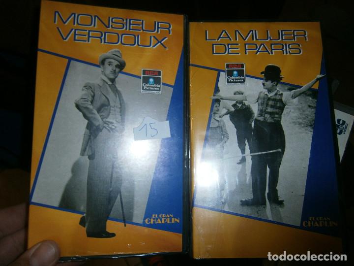 Cine: LA MUJER DE PARIS. / MONSIEUR VERDOUX. &iexcl;DISPONEMOS DE MAS DE 60.000,EN VHS BETA 2000,nuev a estrenar